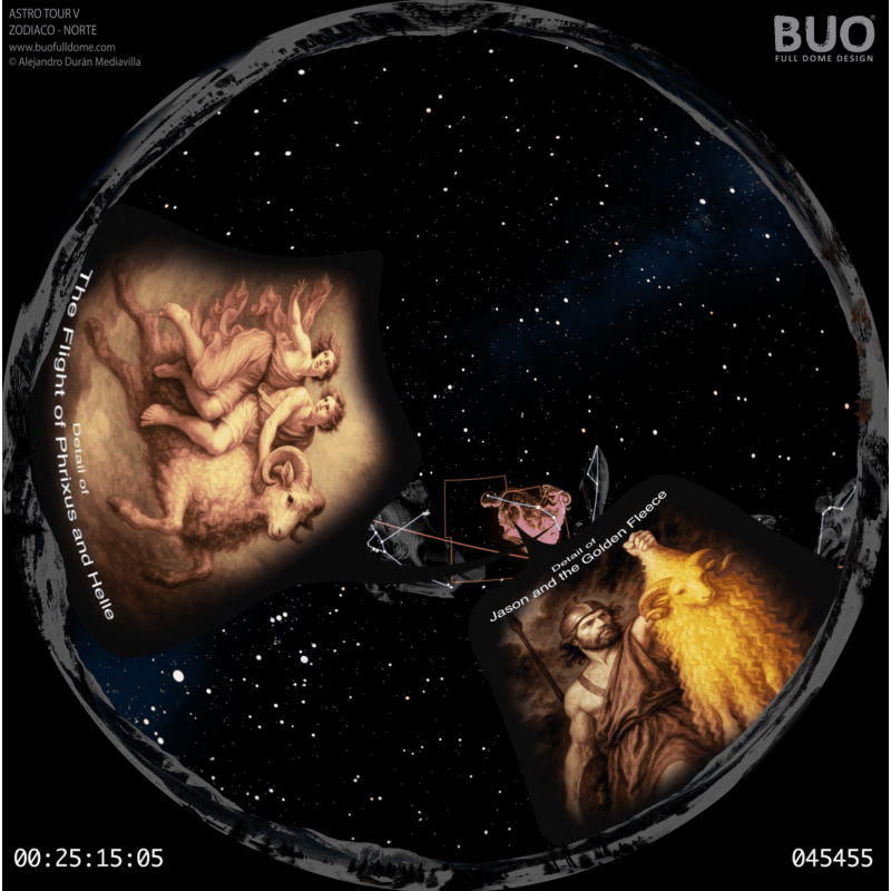 Astro Tour VI, The Zodiac - N, a fulldome movie for digital planetariums, suitable for all audiences.