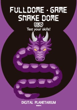 Fulldome Dome Snake – Fulldome Game (POSTER SNAKE GAME)